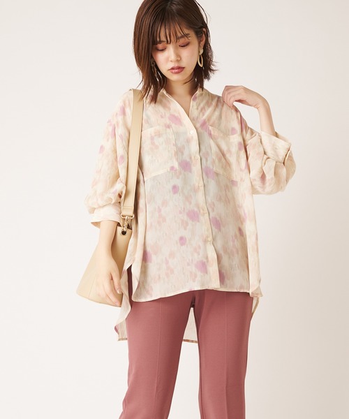 natural couture(ナチュラルクチュール)の「たっぷりボリューム袖ブラウス(シャツ/ブラウス・レディース・オフホワイト/ブルーグレー/モカ/その他1・FREE)」の15枚目の写真