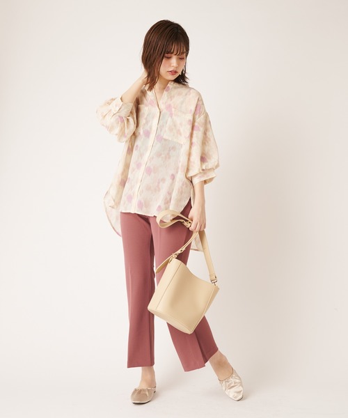 natural couture(ナチュラルクチュール)の「たっぷりボリューム袖ブラウス(シャツ/ブラウス・レディース・オフホワイト/ブルーグレー/モカ/その他1・FREE)」の14枚目の写真