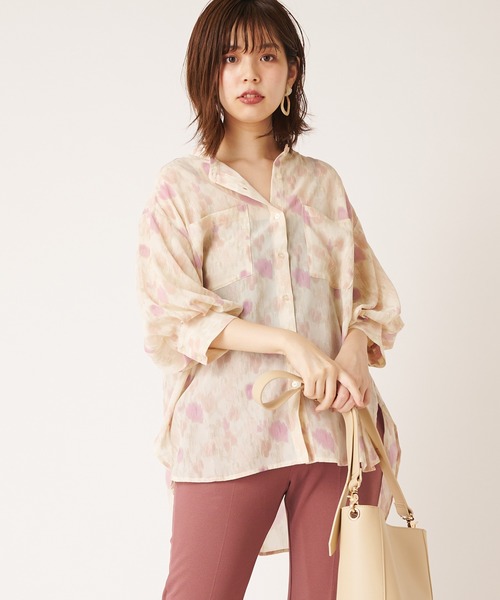 natural couture(ナチュラルクチュール)の「たっぷりボリューム袖ブラウス(シャツ/ブラウス・レディース・オフホワイト/ブルーグレー/モカ/その他1・FREE)」の16枚目の写真