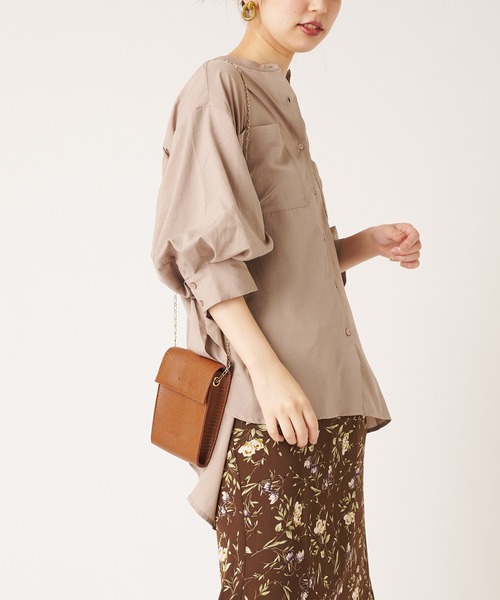 natural couture(ナチュラルクチュール)の「たっぷりボリューム袖ブラウス(シャツ/ブラウス・レディース・オフホワイト/ブルーグレー/モカ/その他1・FREE)」の13枚目の写真