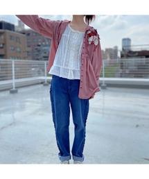 ピンクハウス(PINK HOUSE) フード付きノースリーブシャツ セール】うさぎの耳フード付きベストブラウス（シャツ/ブラウス