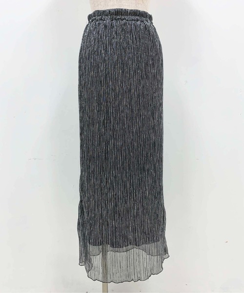 PICCIN（ピッチン）の「ロングラメスカート（スカート・レディース・ブラック/シルバー・M）」の18枚目の写真