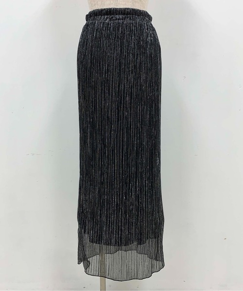 PICCIN（ピッチン）の「ロングラメスカート（スカート・レディース・ブラック/シルバー・M）」の20枚目の写真