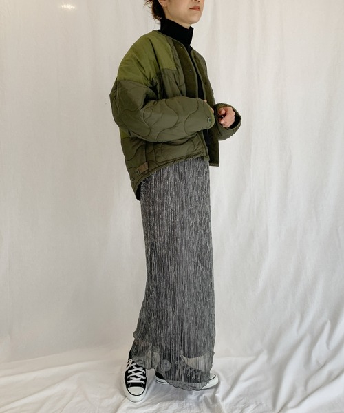 PICCIN（ピッチン）の「ロングラメスカート（スカート・レディース・ブラック/シルバー・M）」の15枚目の写真