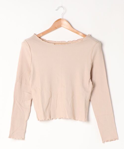 archives（アルシーヴ）の「アウトメローロンTEE（Tシャツ/カットソー・レディース・ブラック/ベージュ/ブラウン/オフホワイト/ブルー/ピンク系その他・MEDIUM）」の4枚目の写真