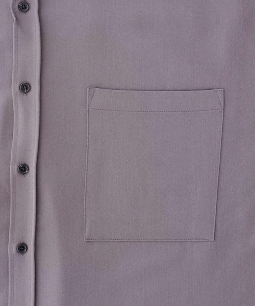 MONO-MART(モノマート)の「TRストレッチ スーパービッグシルエットバンドカラーシャツ(シャツ/ブラウス・メンズ・オフホワイト/ブラック/ライトグレー/グレー系その他/ダークブラウン/ベージュ系その他/グレー系その他2/グレー系その他3/ブルー・FREE)」の10枚目の写真