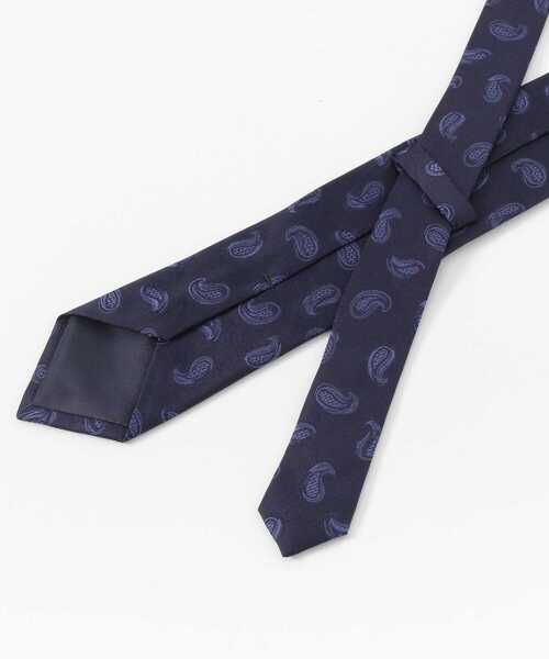 URBAN RESEARCH DOORS（アーバンリサーチドアーズ）の「LIFE STYLE TAILOR　20AW国内タイペイズリー1（ネクタイ・メンズ・ネイビー/グリーン・FREE）」の3枚目の写真