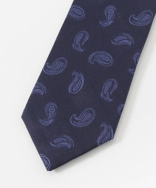 URBAN RESEARCH DOORS（アーバンリサーチドアーズ）の「LIFE STYLE TAILOR　20AW国内タイペイズリー1（ネクタイ・メンズ・ネイビー/グリーン・FREE）」の4枚目の写真