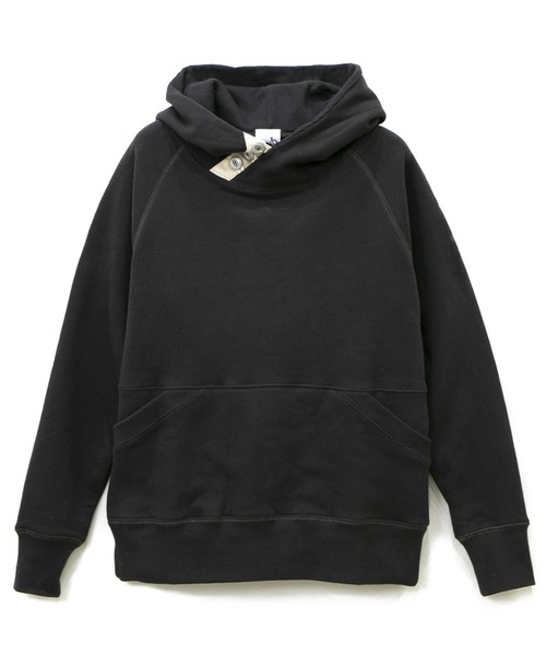 go slow caravan（ゴースローキャラバン）の「空紡糸裏毛 3ボタンプルパーカー（パーカー・メンズ・グリーン/ブラック/オレンジ系その他/マスタード/オートミール・MEDIUM/LARGE/X-LARGE）」の3枚目の写真