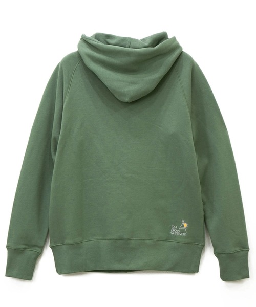 go slow caravan（ゴースローキャラバン）の「空紡糸裏毛 3ボタンプルパーカー（パーカー・メンズ・グリーン/ブラック/オレンジ系その他/マスタード/オートミール・MEDIUM/LARGE/X-LARGE）」の11枚目の写真