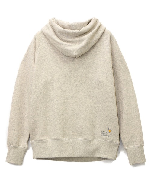 go slow caravan（ゴースローキャラバン）の「空紡糸裏毛 3ボタンプルパーカー（パーカー・メンズ・グリーン/ブラック/オレンジ系その他/マスタード/オートミール・MEDIUM/LARGE/X-LARGE）」の16枚目の写真