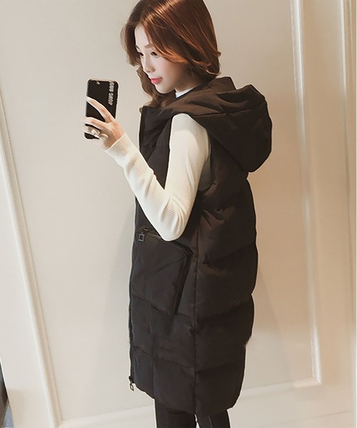 セール Osharesta Tokyo 大人カワイイ フェイクダウンベスト ダウンベスト おしゃれスタ オシャレスタ のファッション通販 Zozotown