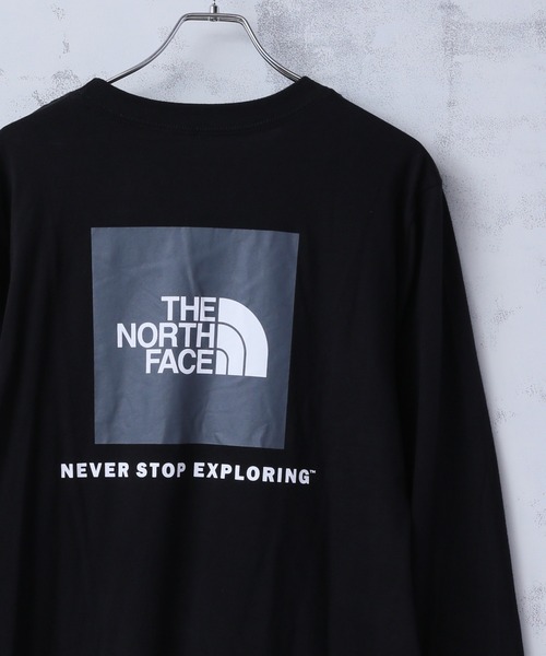THE NORTH FACE（ザノースフェイス）の「【THE NORTH FACE/ザノースフェイス】ボックスロゴハーフドームプリントクルーネックロングTシャツ/L/S BOX NSE TEE（Tシャツ/カットソー・メンズ・ブラック/ホワイト/ホワイト系その他/ブラック系その他/グレー/ブルー系/アイボリー・S/M/L/XL）」の5枚目の写真