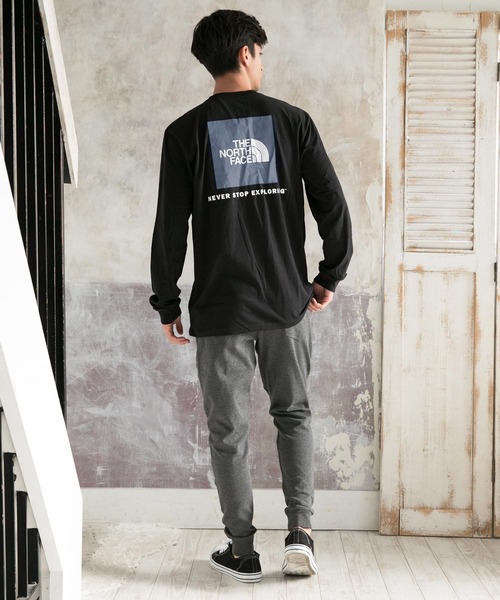 THE NORTH FACE（ザノースフェイス）の「【THE NORTH FACE/ザノースフェイス】ボックスロゴハーフドームプリントクルーネックロングTシャツ/L/S BOX NSE TEE（Tシャツ/カットソー・メンズ・ブラック/ホワイト/ホワイト系その他/ブラック系その他/グレー/ブルー系/アイボリー・S/M/L/XL）」の22枚目の写真