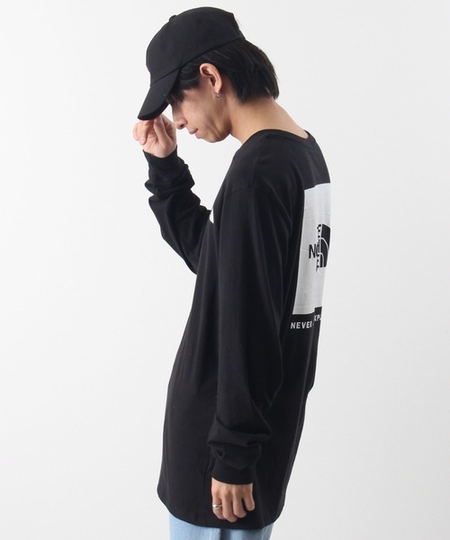 THE NORTH FACE（ザノースフェイス）の「【THE NORTH FACE/ザノースフェイス】ボックスロゴハーフドームプリントクルーネックロングTシャツ/L/S BOX NSE TEE（Tシャツ/カットソー・メンズ・ブラック/ホワイト/ホワイト系その他/ブラック系その他/グレー/ブルー系/アイボリー・S/M/L/XL）」の17枚目の写真