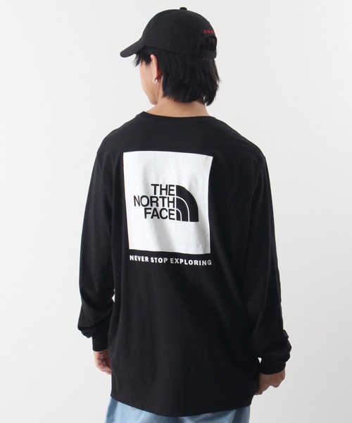 THE NORTH FACE（ザノースフェイス）の「【THE NORTH FACE/ザノースフェイス】ボックスロゴハーフドームプリントクルーネックロングTシャツ/L/S BOX NSE TEE（Tシャツ/カットソー・メンズ・ブラック/ホワイト/ホワイト系その他/ブラック系その他/グレー/ブルー系/アイボリー・S/M/L/XL）」の16枚目の写真