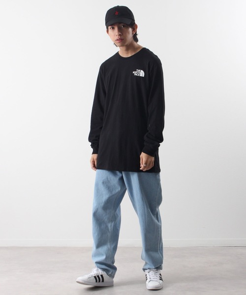 THE NORTH FACE（ザノースフェイス）の「【THE NORTH FACE/ザノースフェイス】ボックスロゴハーフドームプリントクルーネックロングTシャツ/L/S BOX NSE TEE（Tシャツ/カットソー・メンズ・ブラック/ホワイト/ホワイト系その他/ブラック系その他/グレー/ブルー系/アイボリー・S/M/L/XL）」の8枚目の写真