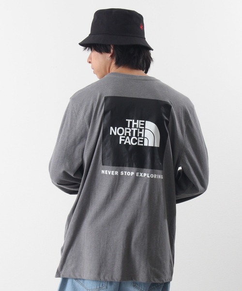 THE NORTH FACE（ザノースフェイス）の「【THE NORTH FACE/ザノースフェイス】ボックスロゴハーフドームプリントクルーネックロングTシャツ/L/S BOX NSE TEE（Tシャツ/カットソー・メンズ・ブラック/ホワイト/ホワイト系その他/ブラック系その他/グレー/ブルー系/アイボリー・S/M/L/XL）」の19枚目の写真
