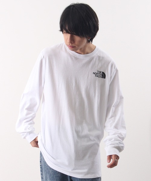 THE NORTH FACE（ザノースフェイス）の「【THE NORTH FACE/ザノースフェイス】ボックスロゴハーフドームプリントクルーネックロングTシャツ/L/S BOX NSE TEE（Tシャツ/カットソー・メンズ・ブラック/ホワイト/ホワイト系その他/ブラック系その他/グレー/ブルー系/アイボリー・S/M/L/XL）」の15枚目の写真