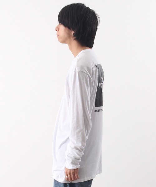 THE NORTH FACE（ザノースフェイス）の「【THE NORTH FACE/ザノースフェイス】ボックスロゴハーフドームプリントクルーネックロングTシャツ/L/S BOX NSE TEE（Tシャツ/カットソー・メンズ・ブラック/ホワイト/ホワイト系その他/ブラック系その他/グレー/ブルー系/アイボリー・S/M/L/XL）」の14枚目の写真