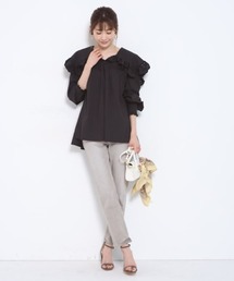 Apuweiser-riche - 新品タグ付 Apuweiser-riche ライン刺繍ブラウス ストライプ2 Apuweiser-riche 新品 タグ付き 14700円 アプワイザーリッシェ