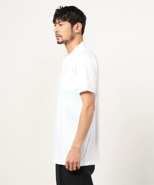 BOSS（ボス）の「UVリアクティブ ロゴプリント ポロシャツ（ポロシャツ・メンズ・ブラック/ホワイト・S/M/L/XL）」の4枚目の写真