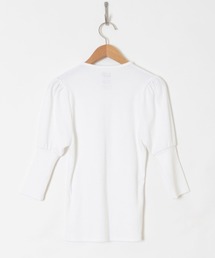 新品未使用品HOLIDAY SUPER RIB PUFF TOPS HOLIDAY（ホリデイ）の「SUPER RIB PUFF S/S TOPS スーパーリブ