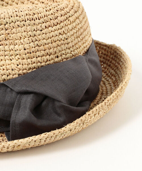 Ray BEAMS（レイビームス）の「CONTROL FREAK × Ray BEAMS / 別注 ラフ巻 中折れハット（ハット・レディース・ブラウン/ナチュラル・ONE SIZE）」の6枚目の写真