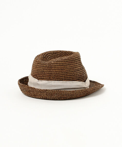 Ray BEAMS（レイビームス）の「CONTROL FREAK × Ray BEAMS / 別注 ラフ巻 中折れハット（ハット・レディース・ブラウン/ナチュラル・ONE SIZE）」の11枚目の写真
