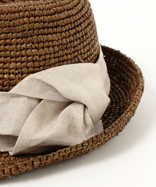 Ray BEAMS（レイビームス）の「CONTROL FREAK × Ray BEAMS / 別注 ラフ巻 中折れハット（ハット・レディース・ブラウン/ナチュラル・ONE SIZE）」の12枚目の写真