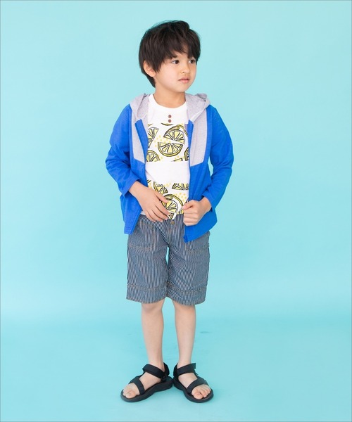 RAGMART(ラグマート)の「カットソーパーカー(パーカー・キッズ・イエロー/ブルー・130cm/100cm/120cm/110cm)」の7枚目の写真