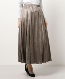 INTERPLANET | レザーライクサテンスカート(スカート)