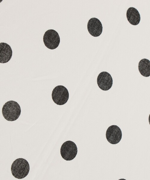 Traditional Weatherwear:バンブーハンドル ドットアンブレラ（長傘