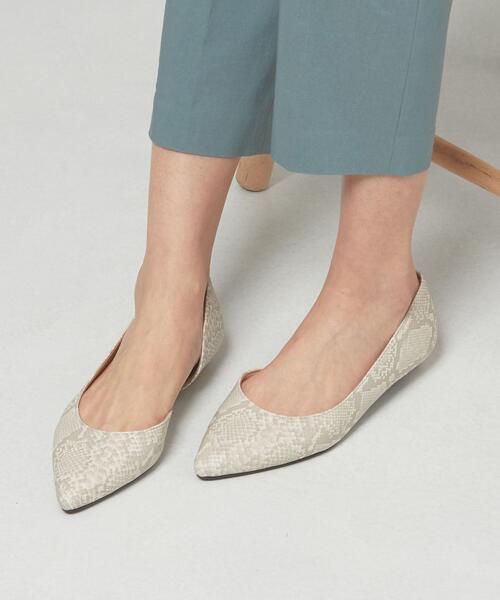 THE STATION STORE（ザ ステーション ストア）の「＜closet story＞ポインテッド サイドセパレート フラットパンプス（パンプス・レディース・ブラック/その他1・23cm/23.5cm/24cm/24.5cm）」の2枚目の写真