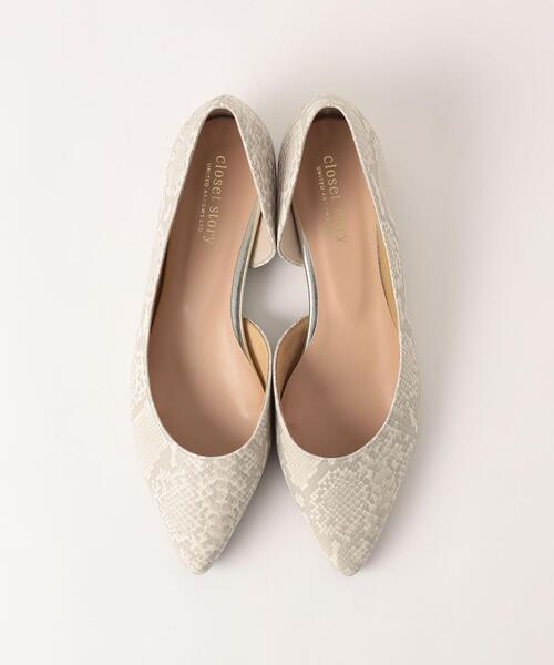 THE STATION STORE（ザ ステーション ストア）の「＜closet story＞ポインテッド サイドセパレート フラットパンプス（パンプス・レディース・ブラック/その他1・23cm/23.5cm/24cm/24.5cm）」の5枚目の写真