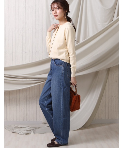 デニム カーブド ワイドパンツ Zozotown限定商品 デニムパンツ Preferir プレフェリール のファッション通販 Zozotown