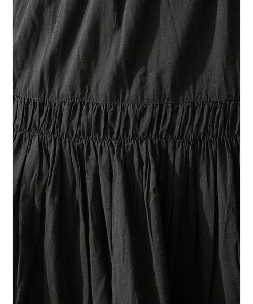 earth music&ecology（アースミュージックアンドエコロジー）の「ボイルティアードスカート ＊（スカート・レディース・ブラック/ブラウン・FREE）」の8枚目の写真