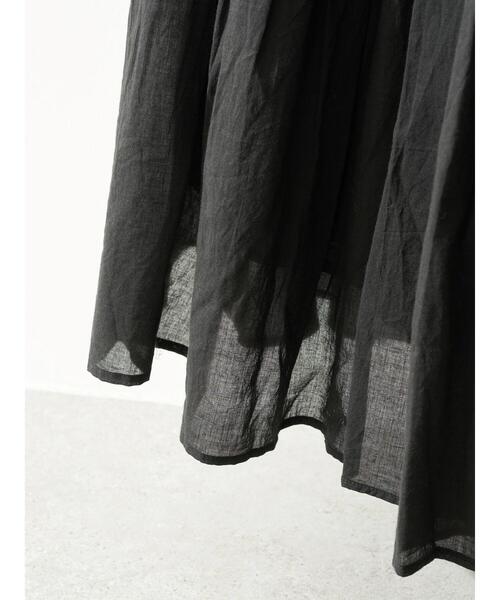 earth music&ecology（アースミュージックアンドエコロジー）の「ボイルティアードスカート ＊（スカート・レディース・ブラック/ブラウン・FREE）」の9枚目の写真