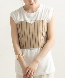 CAPRICIEUX LE'MAGE | ストライプビスチェ(シャツ/ブラウス)