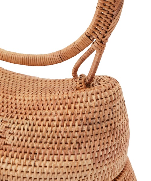 MADEMOISELLE ROPE'（マドモアゼル ロペ）の「【BALI WERKSTATTE】ポッド カゴバッグ（かごバッグ・レディース・ベージュ・FREE）」の5枚目の写真