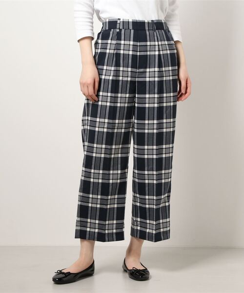 Lugnoncure(ルノンキュール)の「チェックパンツ(その他パンツ・レディース・オフホワイト/ベージュ/ネイビー・フリ-)」の3枚目の写真