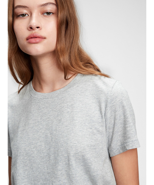 GAP（ギャップ）の「オーガニックヴィンテージtシャツ（Tシャツ/カットソー・レディース・グレー/ホワイト/ブラック/ネイビー・L/XL/XXS/M/XS/S）」の6枚目の写真