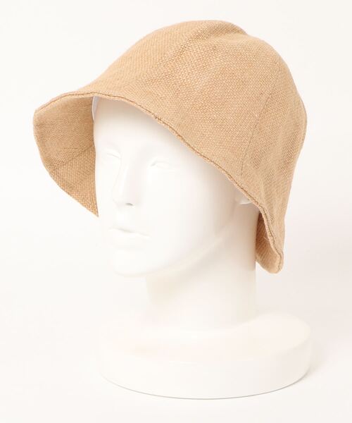 CAPRICIEUX LE'MAGE（カプリシューレマージュ）の「リネンベルハット（ハット・レディース・ブラック/ベージュ・FREE）」の10枚目の写真