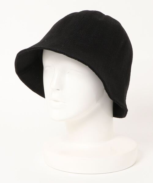 CAPRICIEUX LE'MAGE（カプリシューレマージュ）の「リネンベルハット（ハット・レディース・ブラック/ベージュ・FREE）」の11枚目の写真