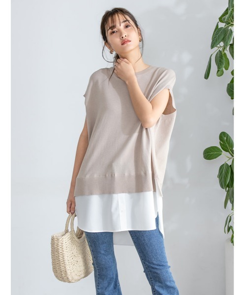 美品✨バーバリーブルーレーベル ニット ラメ バックリボン プル