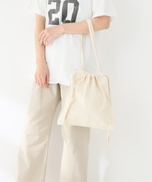 Bonum | オーガニックコットンキンチャクバッグ(ショルダーバッグ)