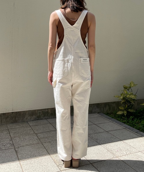 SOMETHING（サムシング）の「【SOMETHING/サムシング】テーパードサロペット（サロペット/オーバーオール・レディース・アイボリー/ブラック・S）」の5枚目の写真