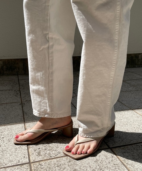 SOMETHING（サムシング）の「【SOMETHING/サムシング】テーパードサロペット（サロペット/オーバーオール・レディース・アイボリー/ブラック・S）」の10枚目の写真