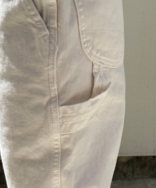 SOMETHING（サムシング）の「【SOMETHING/サムシング】テーパードサロペット（サロペット/オーバーオール・レディース・アイボリー/ブラック・S）」の11枚目の写真