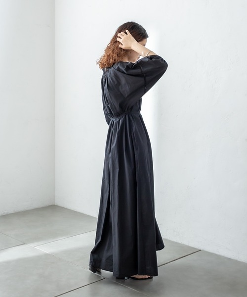 mystic（ミスティック）の「ハシゴレースワンピース（ワンピース・レディース・オフホワイト/ブラック/グリーン・1/2）」の7枚目の写真